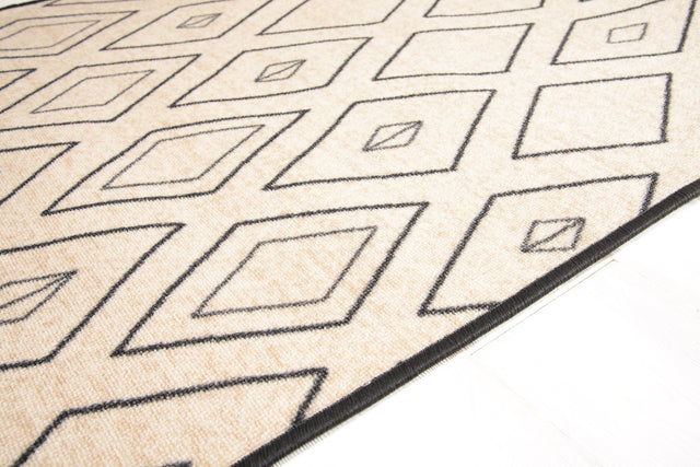 Diamond løber beige