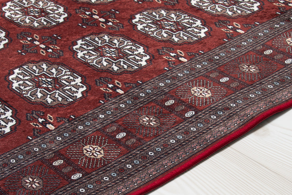 New Bokhara Silk Red