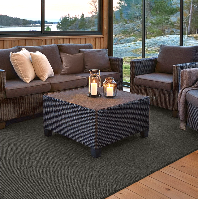 Sisal top Bouclé antracit